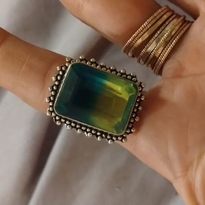 Elbaite stone set in Sterling 925